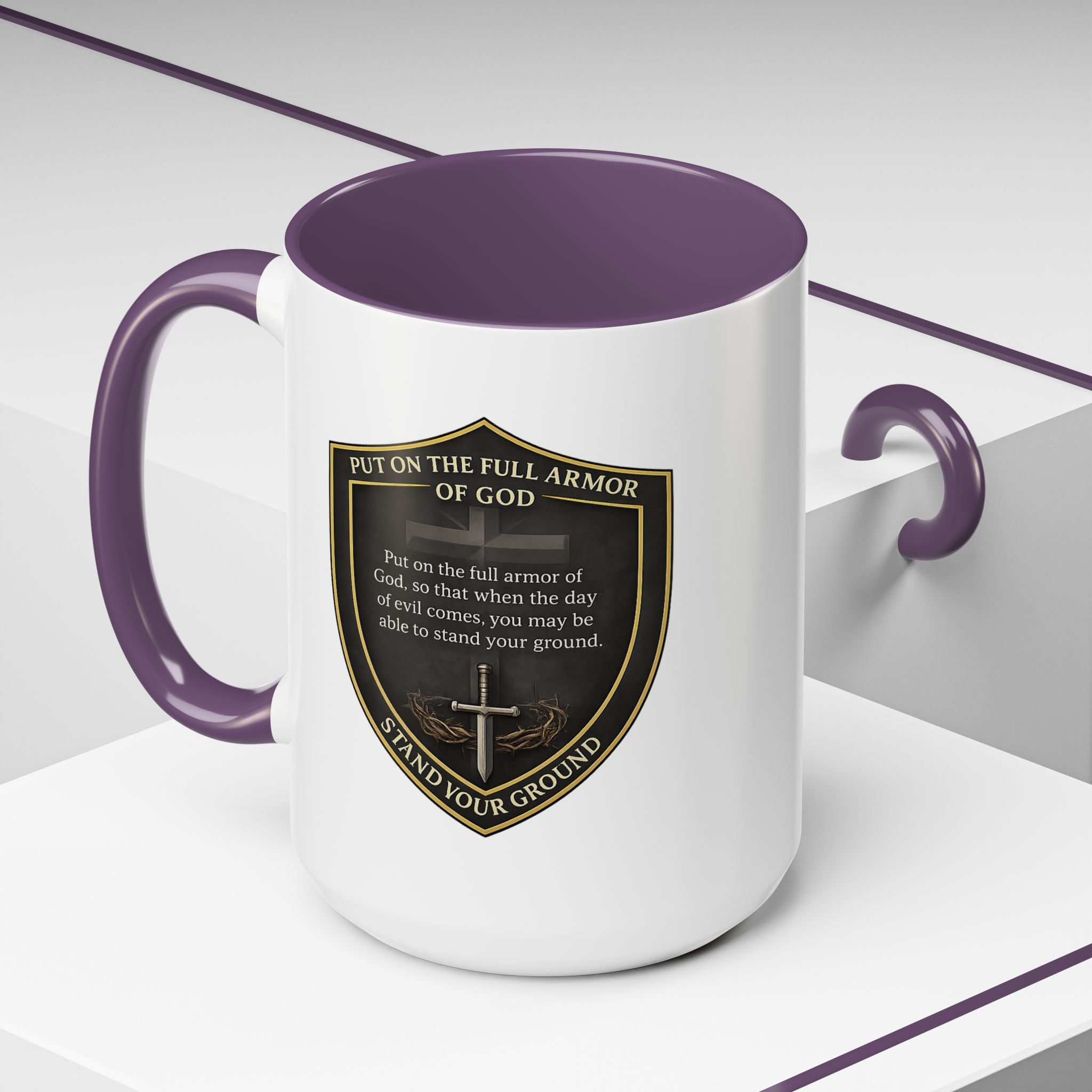 Ephesians 6:13 Coffee Mug — The Foundation Collection (15 oz)