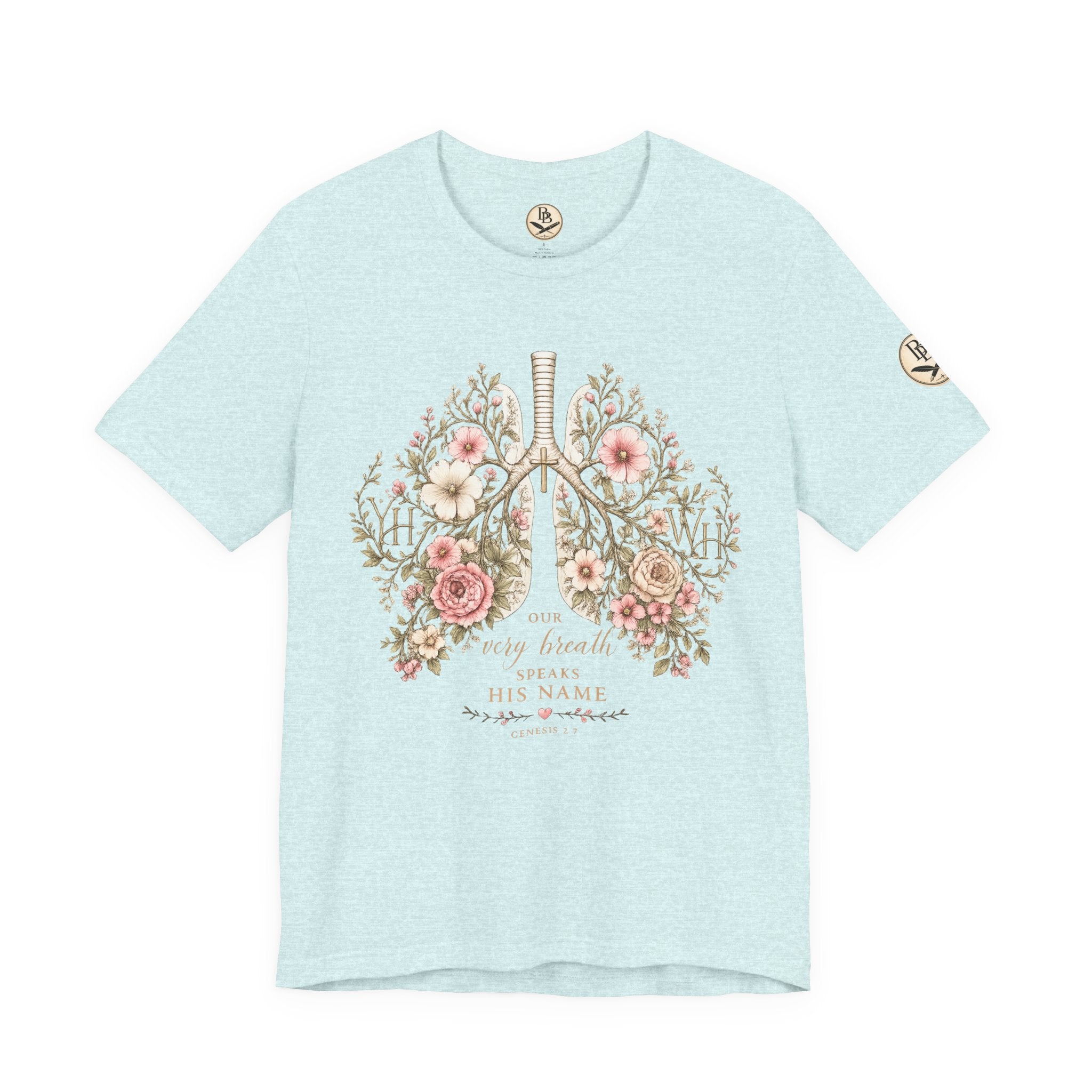 Every Breath Speaks His Name -- Genesis 2:7 (Botanical Lung Design)