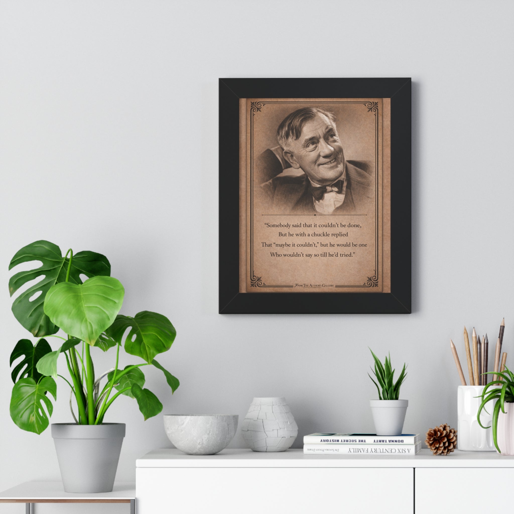 Guest -- Framed Vintage Literary Print -- The Author's Gallery