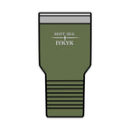 Matt 28:6, 'IYKYK'.  Christian Travel Cup, 30oz Insulated Tumbler —