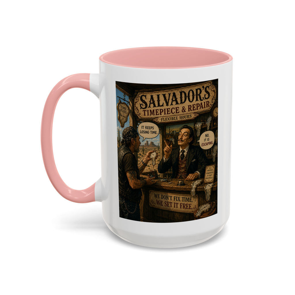 Salvador’s Timepiece & Repair Mug -- From The Road Scholar Society