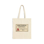 Hawthorne Embroidery Canvas Carry-All --Vintage Literary Humor
