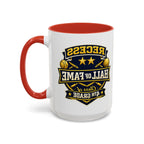 Recess Hall of Fame Coffee Mug — Class of 4th Grade Accent Mug (11/15oz)