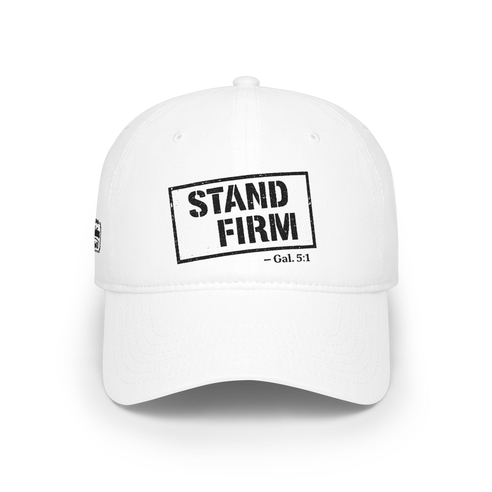 Stand Firm — Galatians 5:1 — Embroidered Cap | The Foundation Collection (Light Colors)