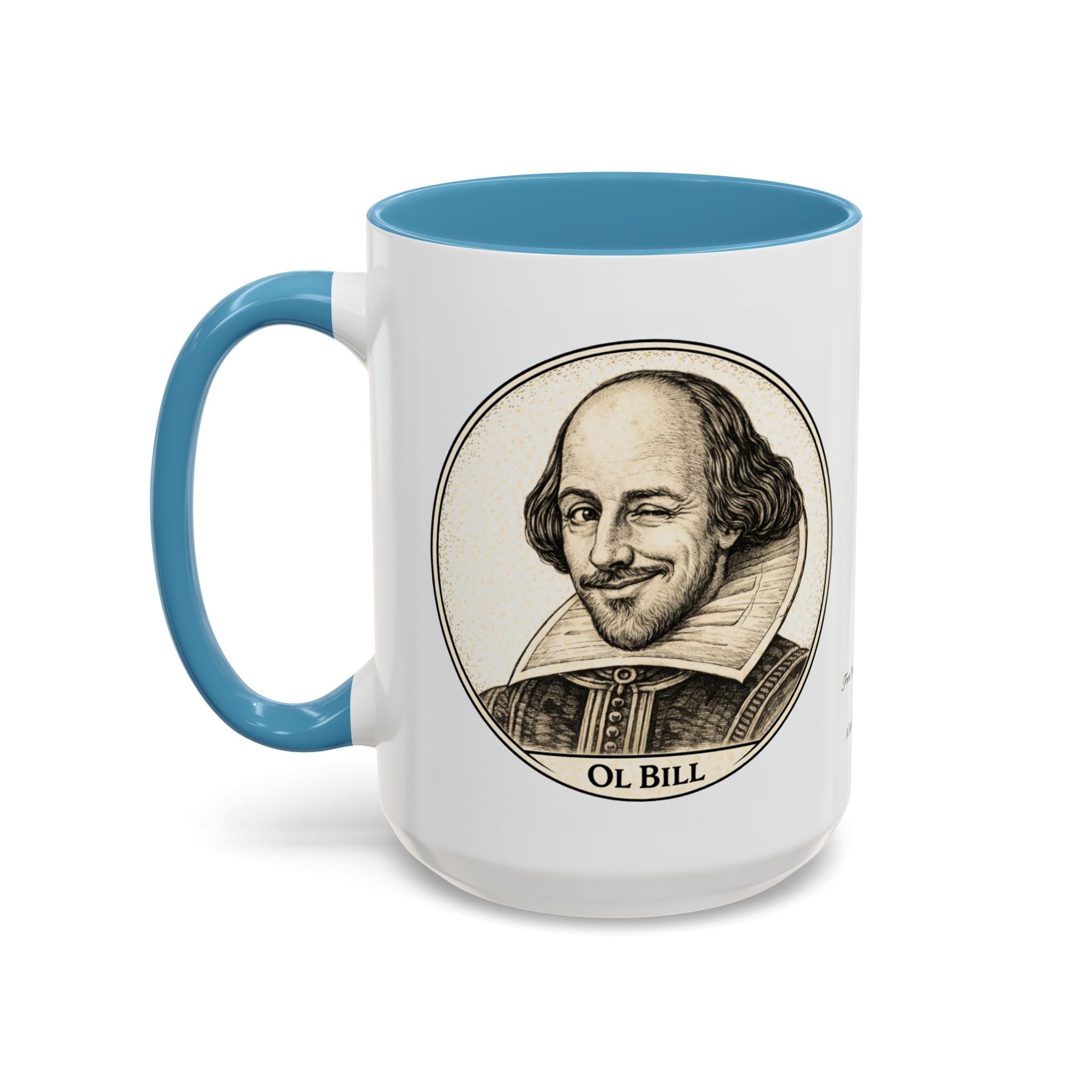 Shakespeare -- The Bard & Ol Bill -- Ceramic Mug
