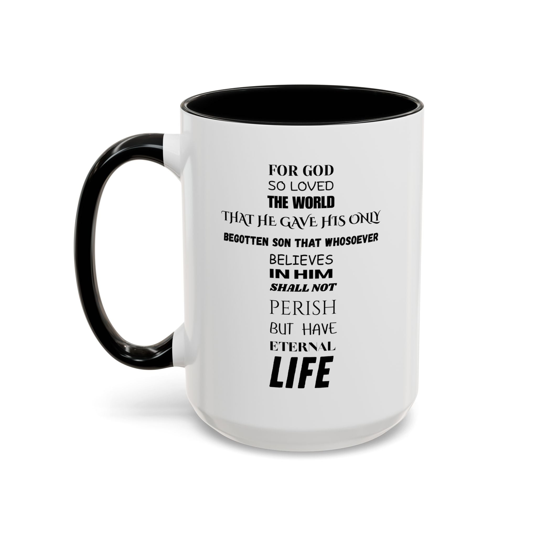John 3:16 Coffee Mug — The Foundation Collection (15oz)