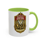 Keeper of the Sacred Shears Coffee Mug — Funny Barber/Hairstylist Gift (11/15oz)