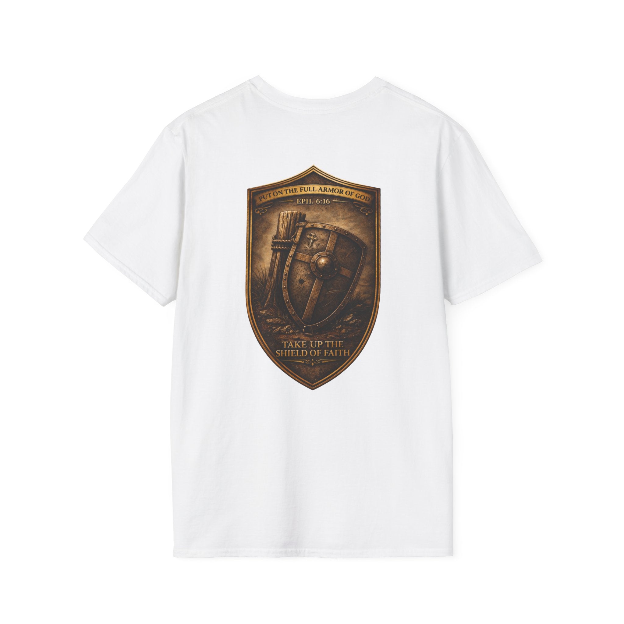 The Armor  — Ephesians 6:16 — In Plain Clothes Tee