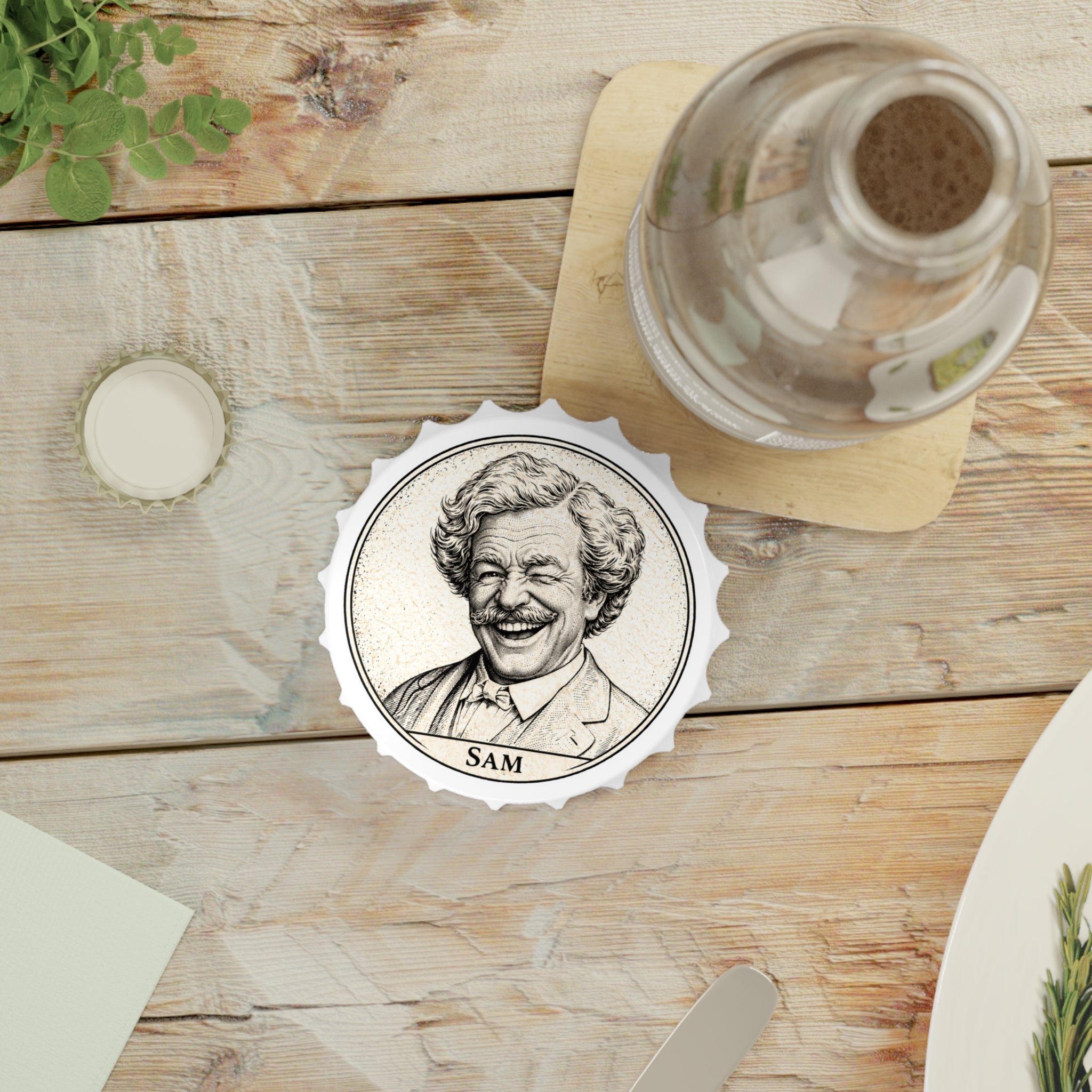Crack One with Sam -- Magnetic Bottle Opener — The Author's Tavern