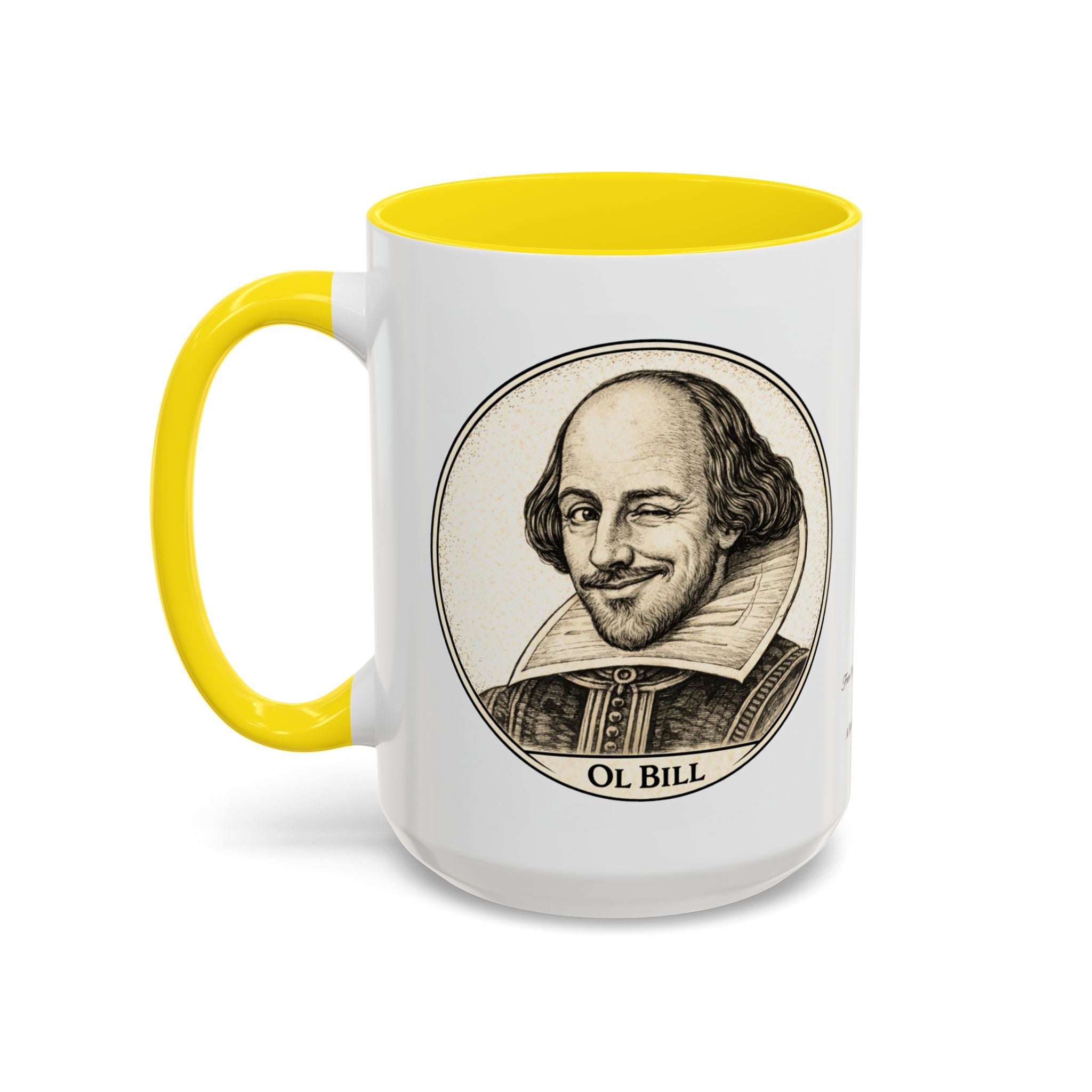 Shakespeare -- The Bard & Ol Bill -- Ceramic Mug