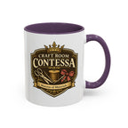 Contessa Craft Room Coffee Mug — "Craft Room Contessa: Mistress of Materials" Accent Mug