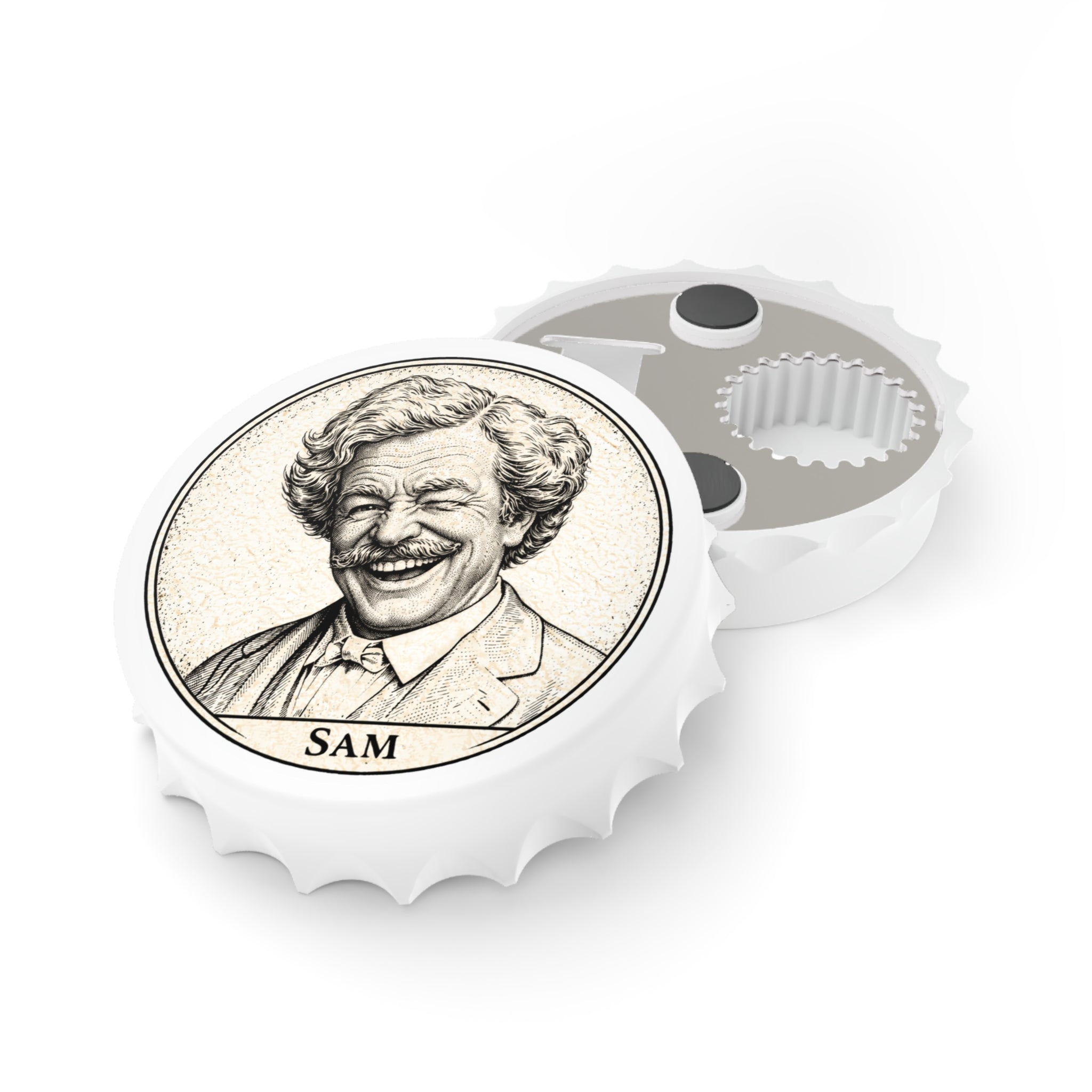 Crack One with Sam -- Magnetic Bottle Opener — The Author's Tavern