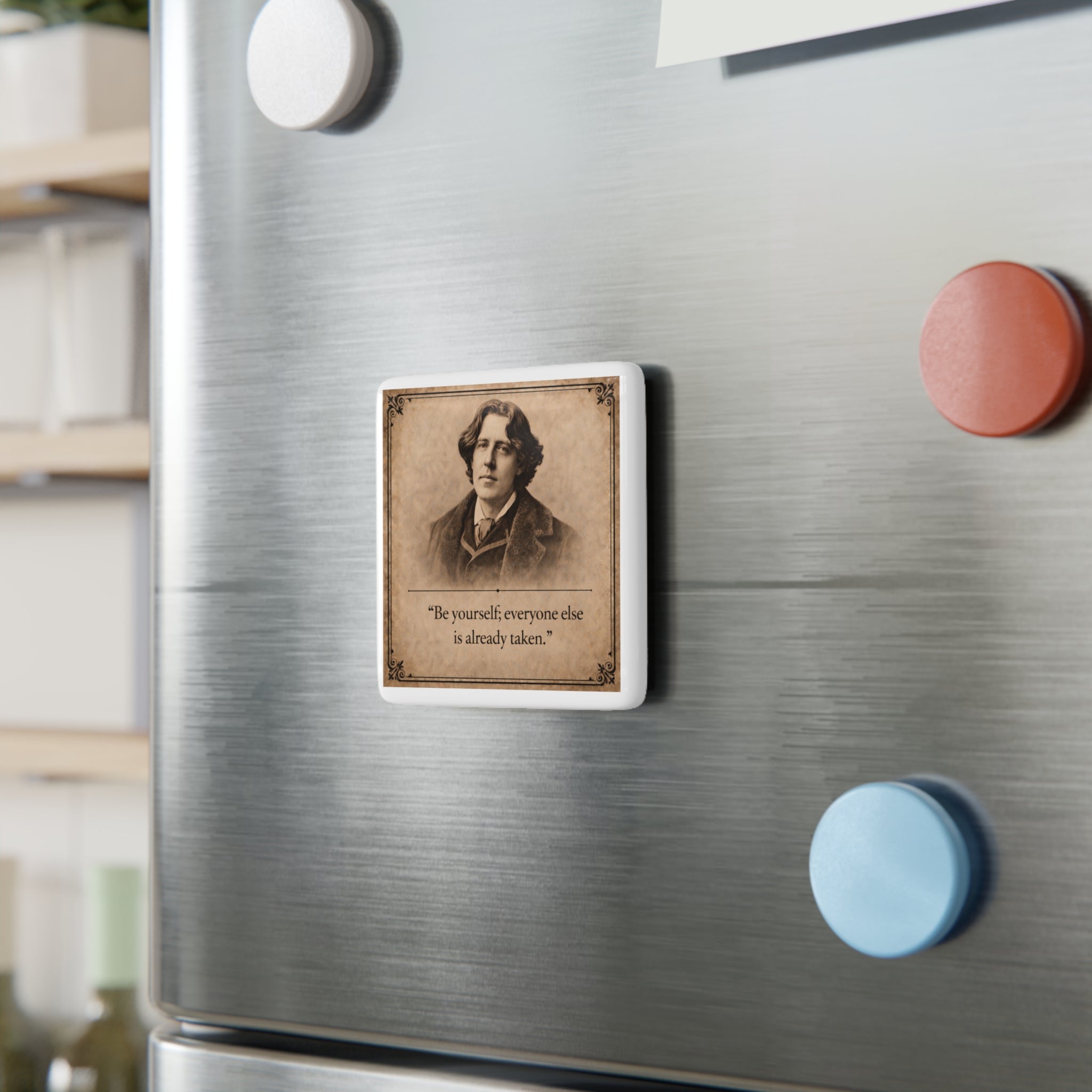 Oscar Wilde — Porcelain Quote Magnet:  From the Author's Gallery