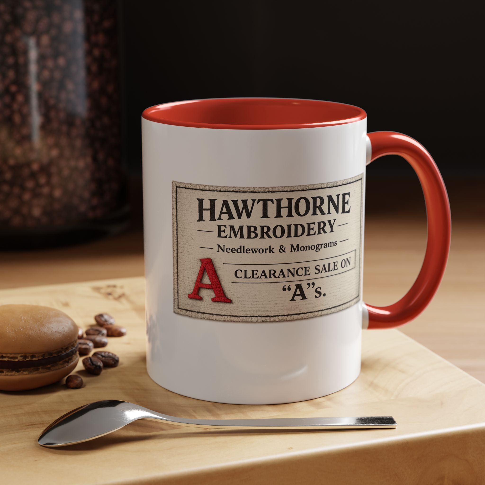 Hawthorne Embroidery Mug