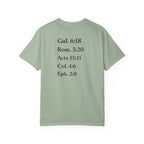 'G.R.A.C.E.' Front Print with Scripture References Back (Christian Faith Tee)