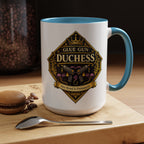 Glue Gun Duchess Coffee Mug — "Her Bond Is Permanent" Accent Ceramic Mug