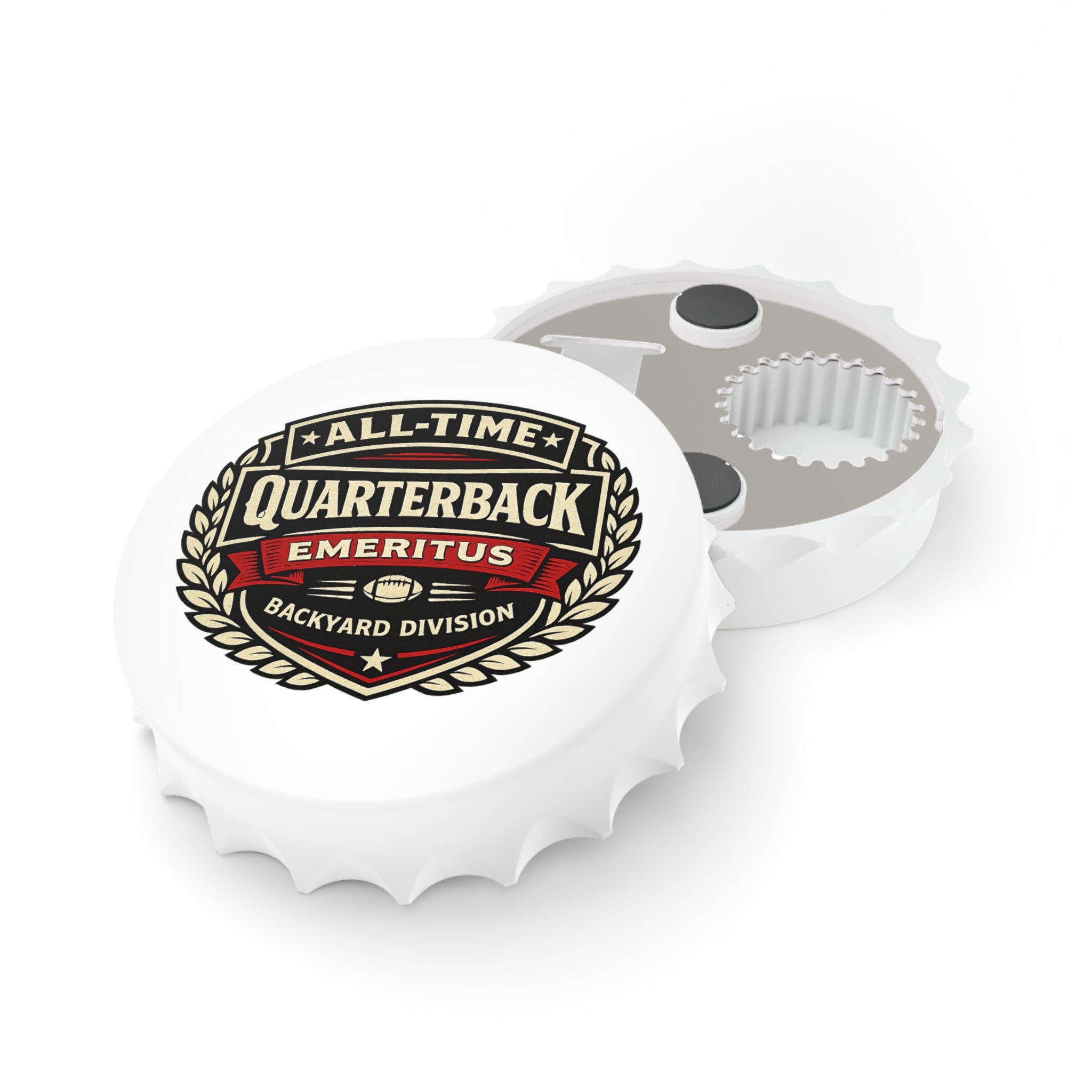 Bottle Opener - "All-Time Quarterback Emeritus" Vintage Football Bottle Opener