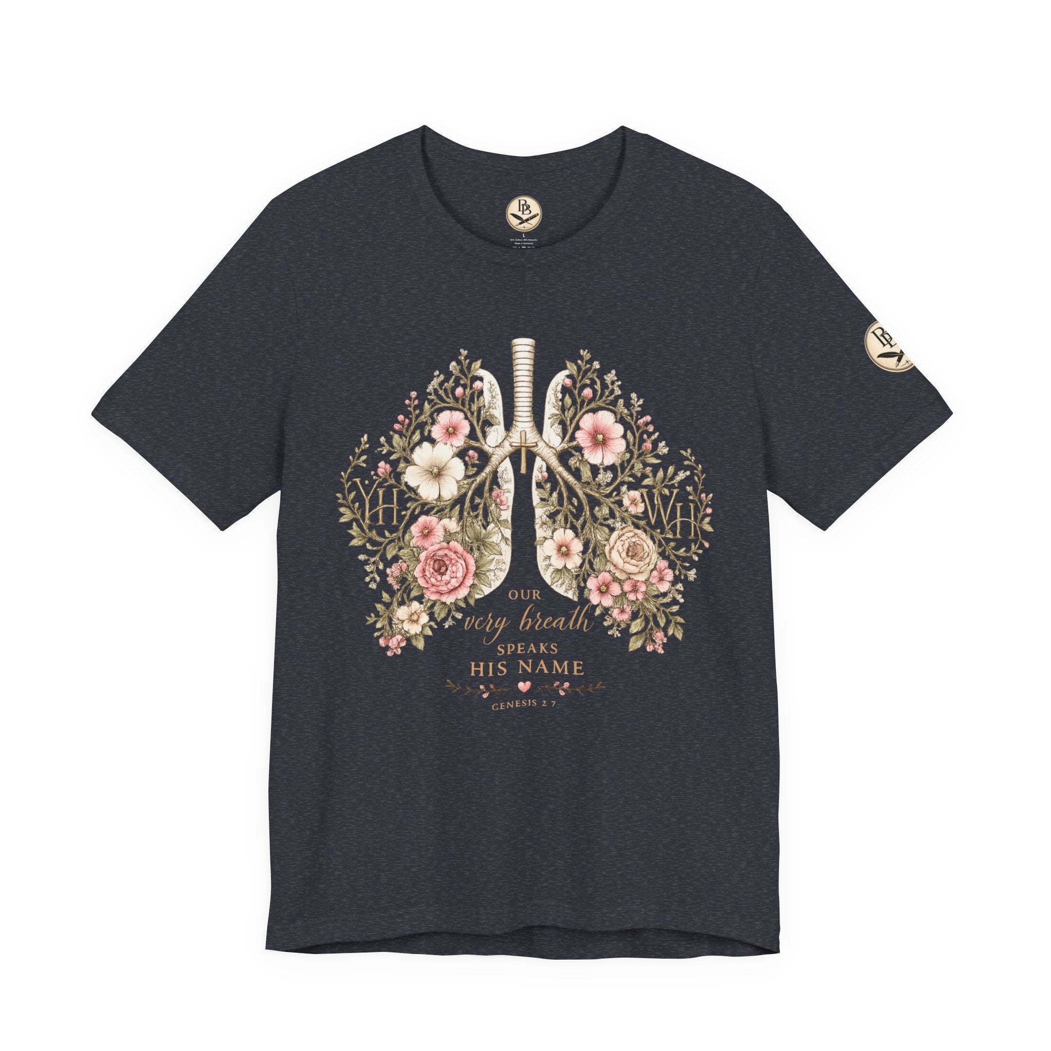 Every Breath Speaks His Name -- Genesis 2:7 (Botanical Lung Design)