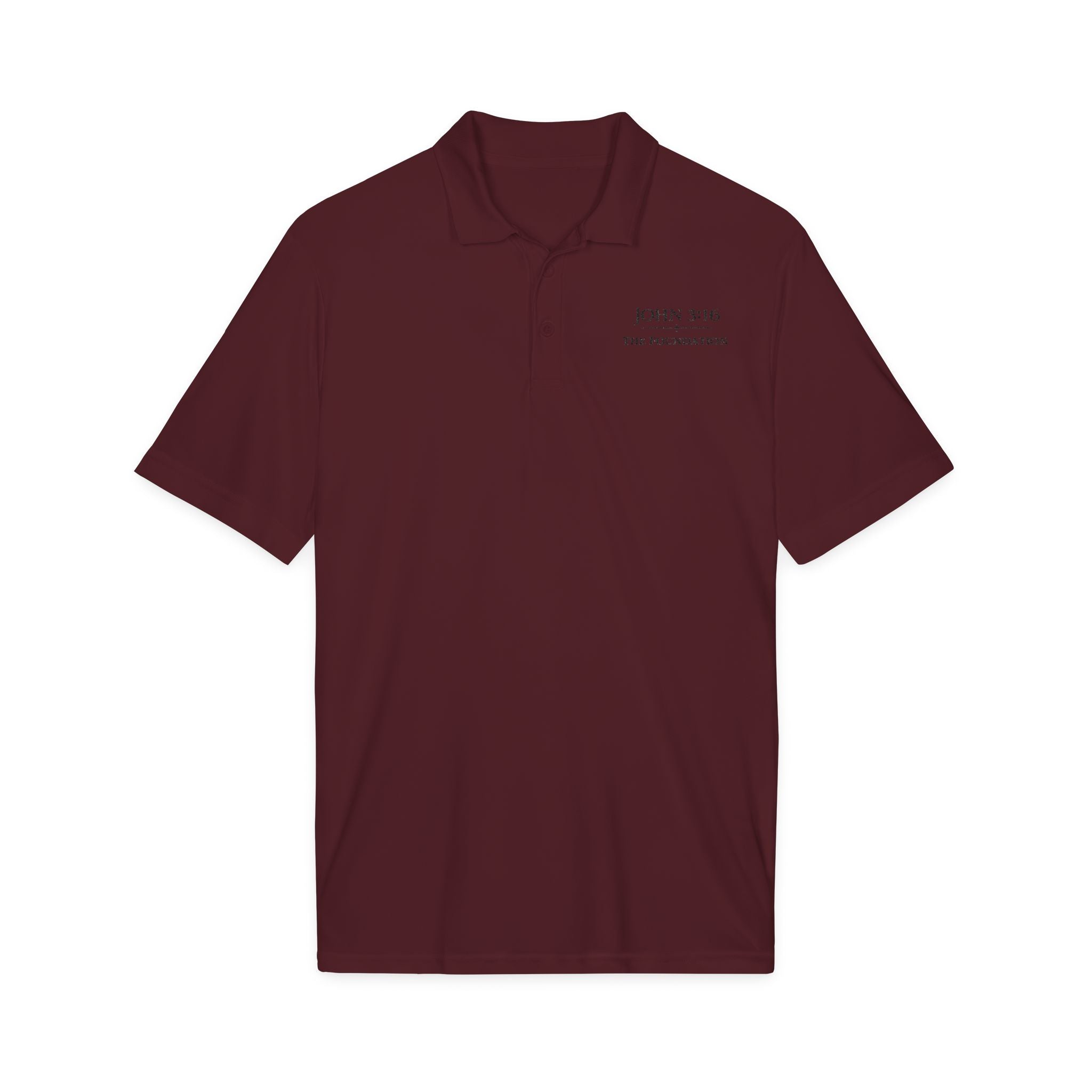 John 3:16 — Embroidered Polo   The Foundation Collection (Light colors)
