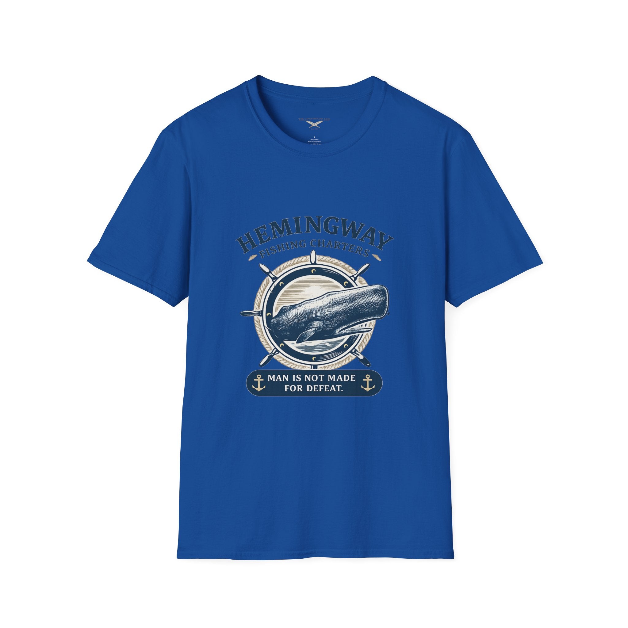 Hemingway Fishing Charters Tee – Vintage Literary Humor Tee
