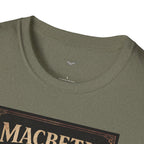 Macbeth Rug & Carpet Restoration T-Shirt — Vintage Literary Humor Tee