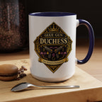Glue Gun Duchess Coffee Mug — "Her Bond Is Permanent" Accent Ceramic Mug
