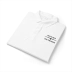 MATT 28:6 -- Embroidered Dress Polo  In Plain Clothes (Light Colors)
