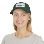 Not Ashamed — Romans 1:16 — Embroidered Cap | The Foundation Collection (Dark Colors)