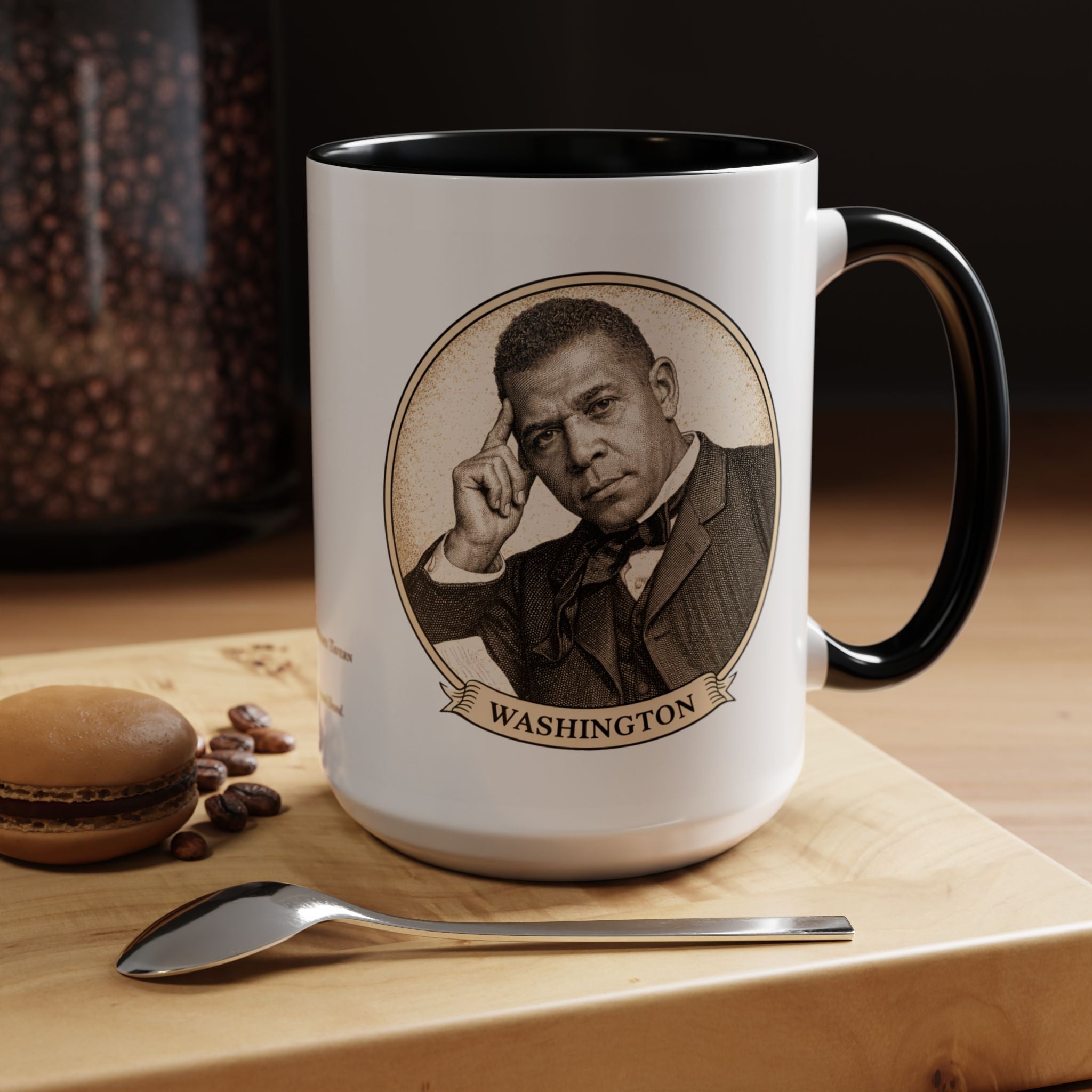 Washington -- The Thinker & Booker -- Ceramic Mug