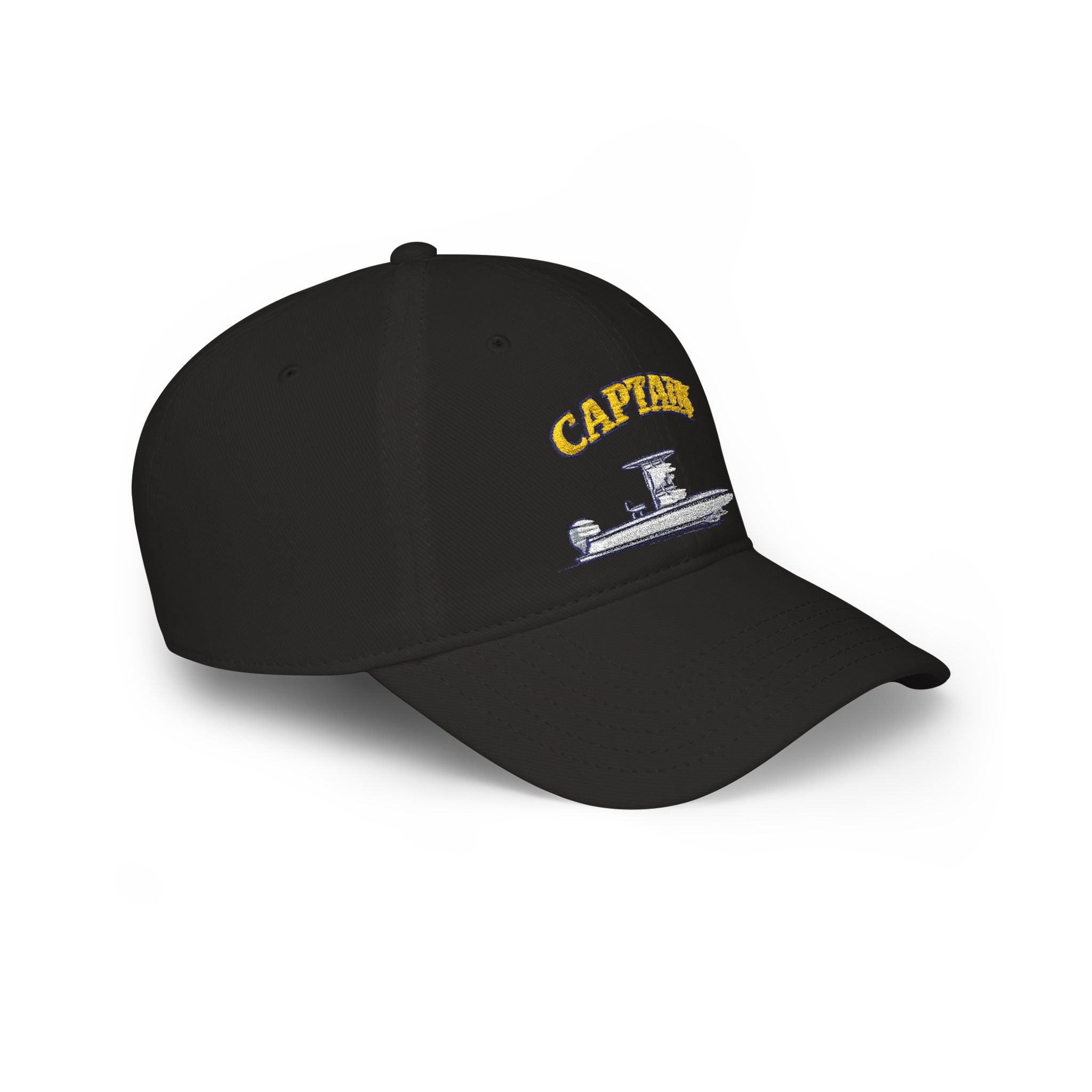 Center Console Captain Hat -- Low Profile Baseball Cap