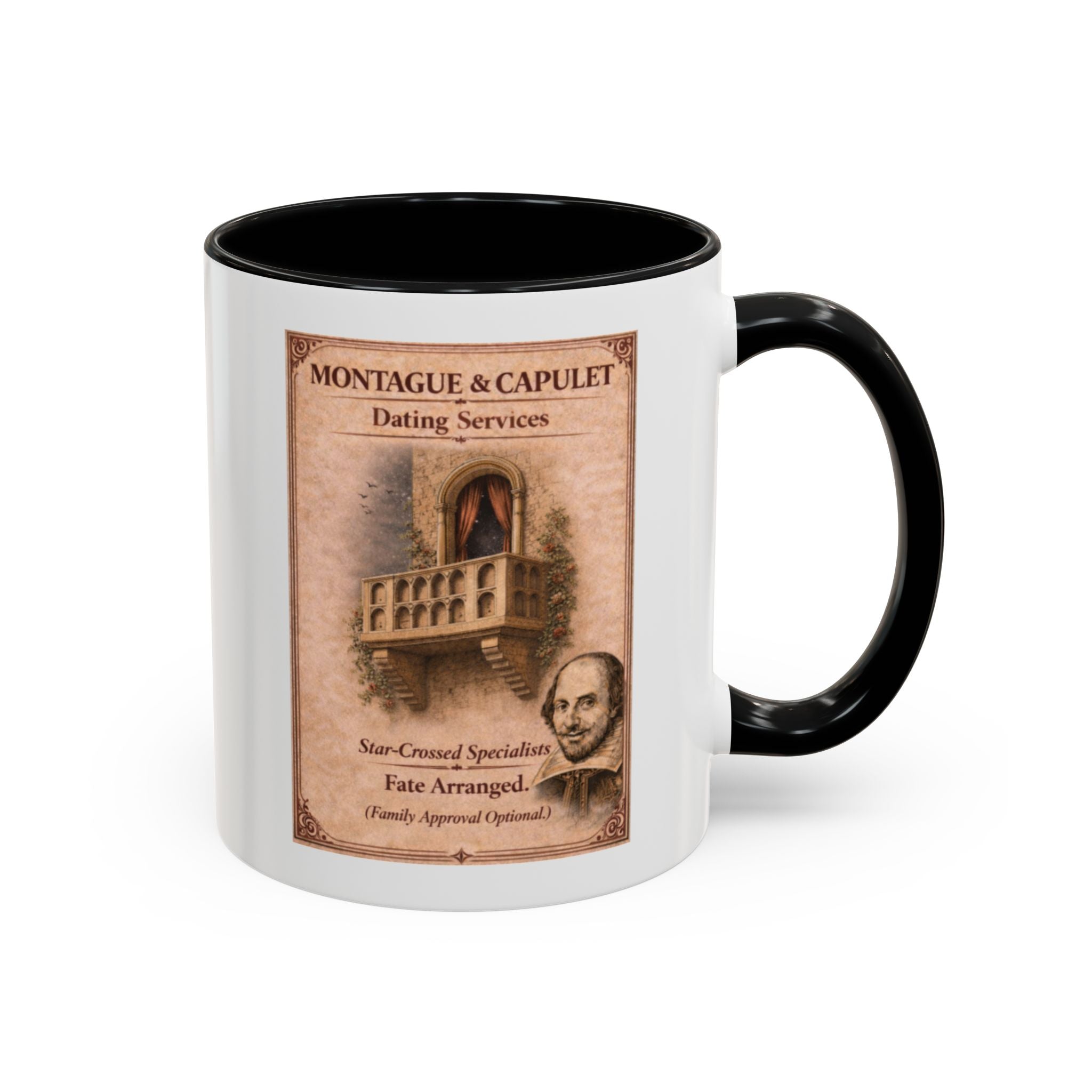 Montague & Capulet Dating Services Mug