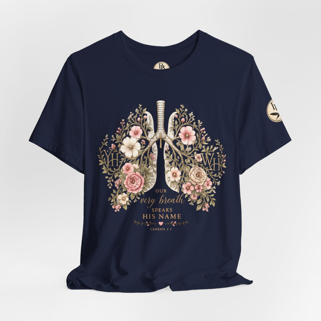 Every Breath Speaks His Name -- Genesis 2:7 (Botanical Lung Design)