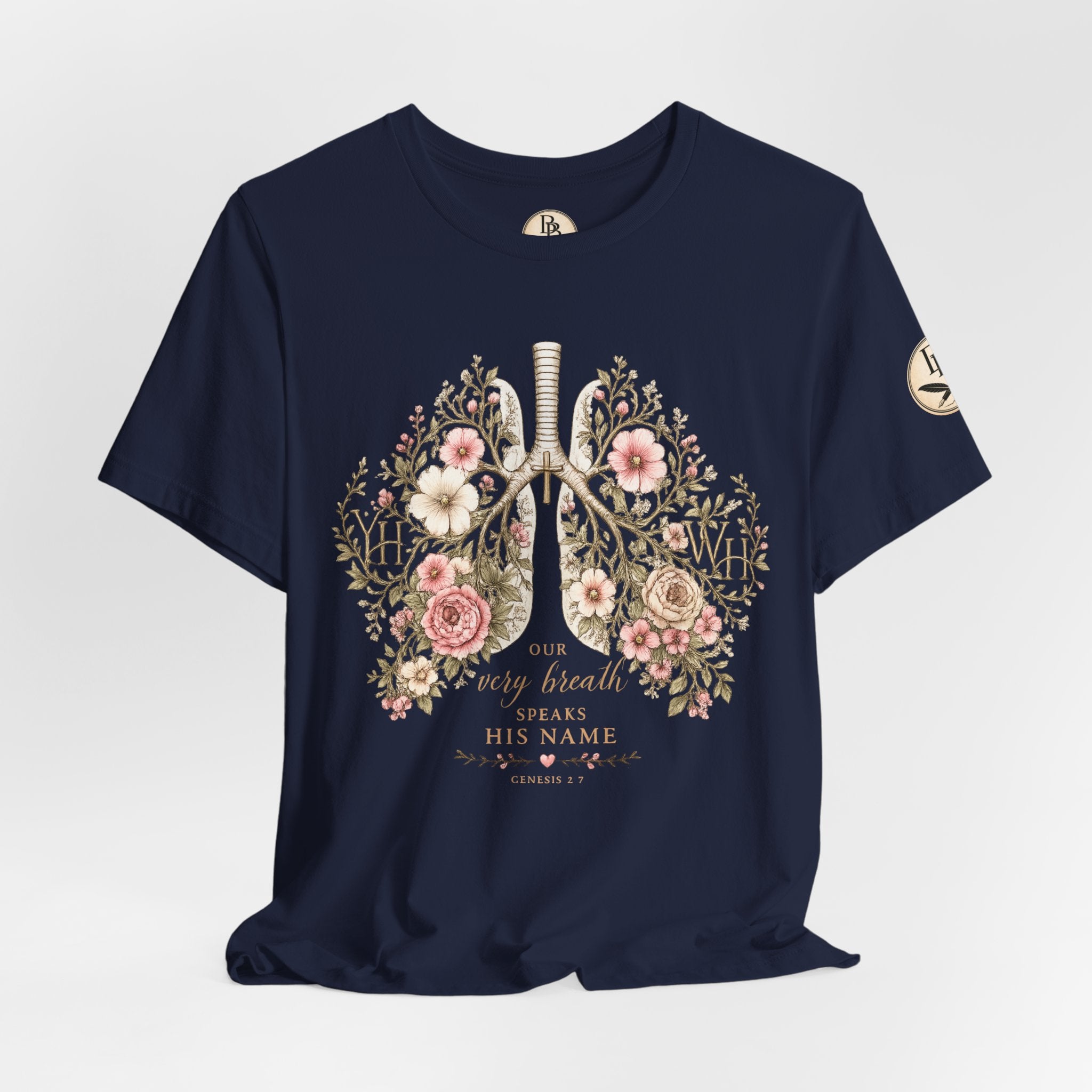 Every Breath Speaks His Name -- Genesis 2:7 (Botanical Lung Design)