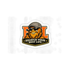 Die-Cut Sticker - 'Squatch Your Best Life' Bigfoot Sasquatch Outdoor Adventure Decal