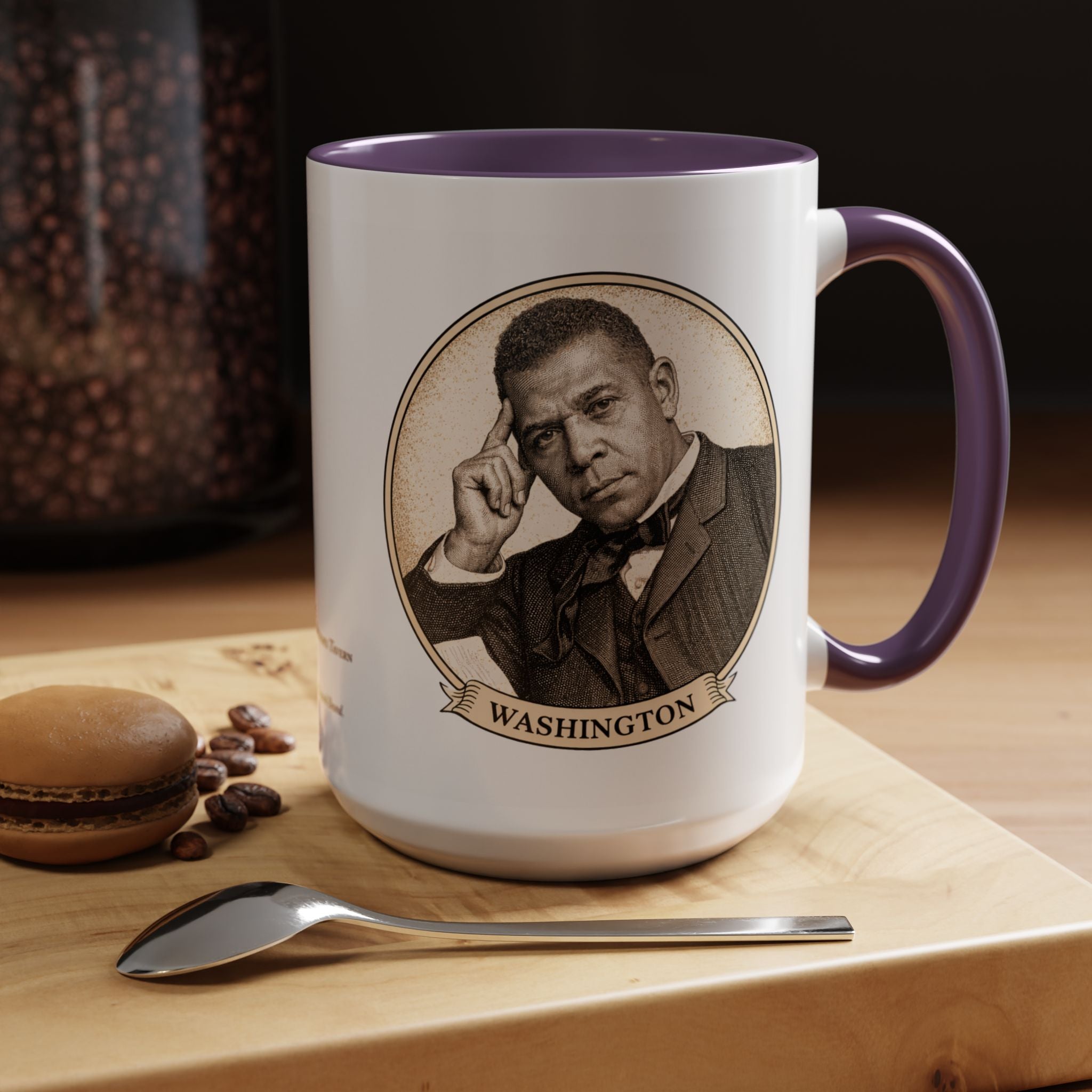Washington -- The Thinker & Booker -- Ceramic Mug