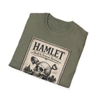 Hamlet Skull & Sexton Services T-Shirt — Vintage Literary Humor Tee