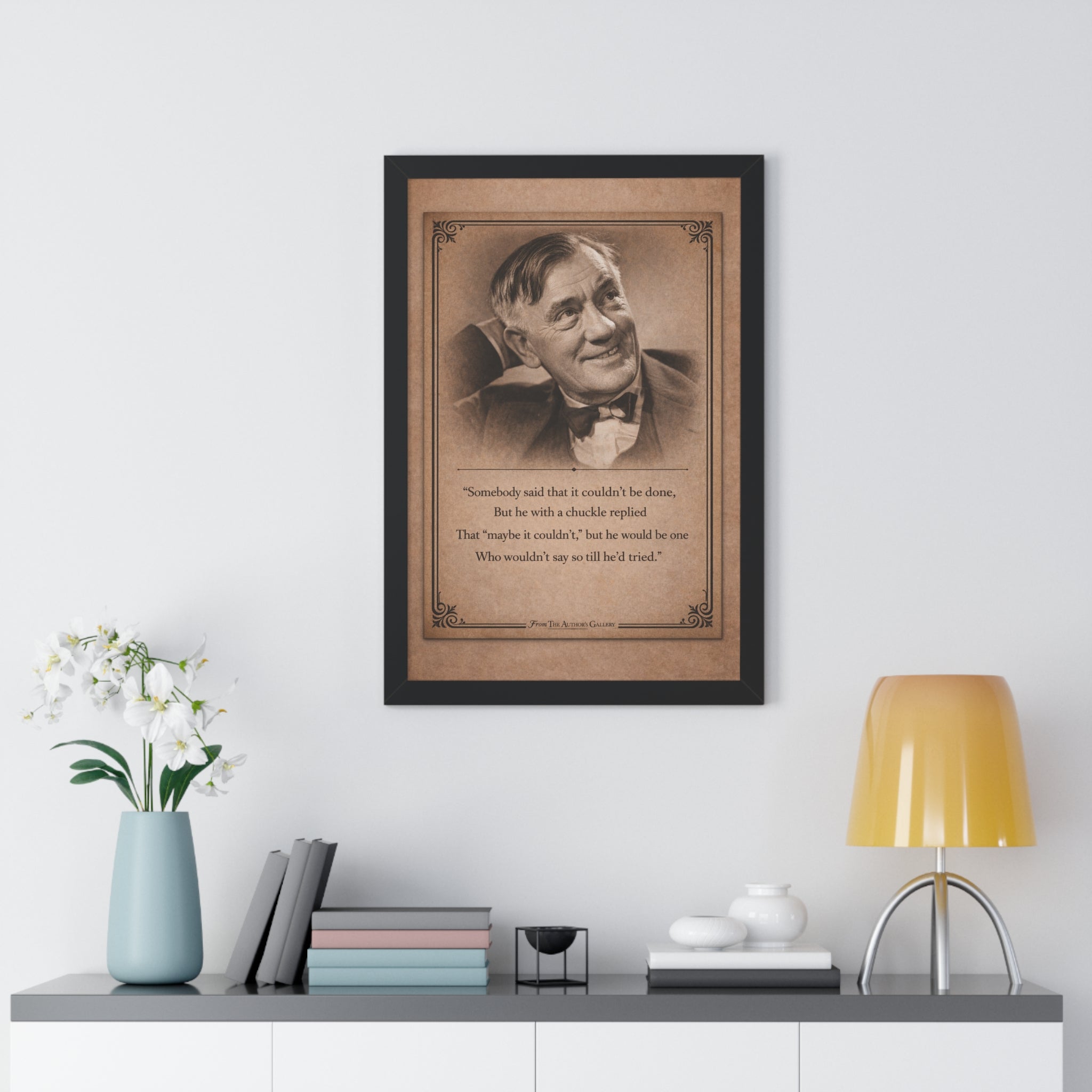 Guest -- Framed Vintage Literary Print -- The Author's Gallery