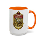 Keeper of the Sacred Shears Coffee Mug — Funny Barber/Hairstylist Gift (11/15oz)
