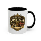 Contessa Craft Room Coffee Mug — "Craft Room Contessa: Mistress of Materials" Accent Mug