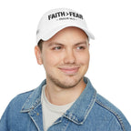 Faith > Fear — Psalm 56:3 — Embroidered Cap | The Foundation Collection (Light Colors)