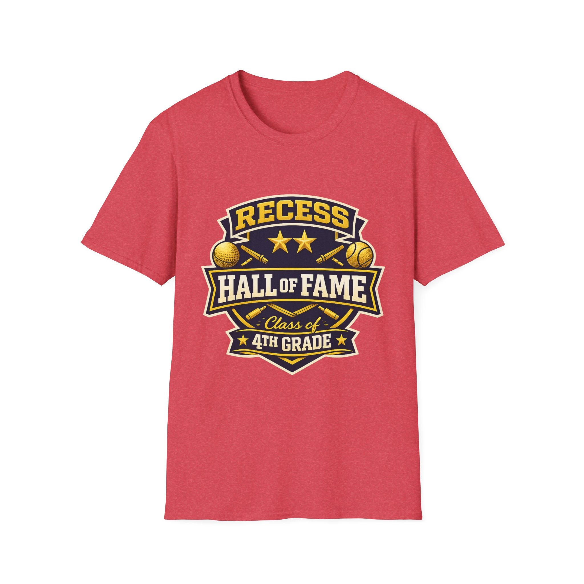 Recess Hall of Fame 4th Grade T-Shirt