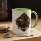Glue Gun Duchess Coffee Mug — "Her Bond Is Permanent" Accent Ceramic Mug