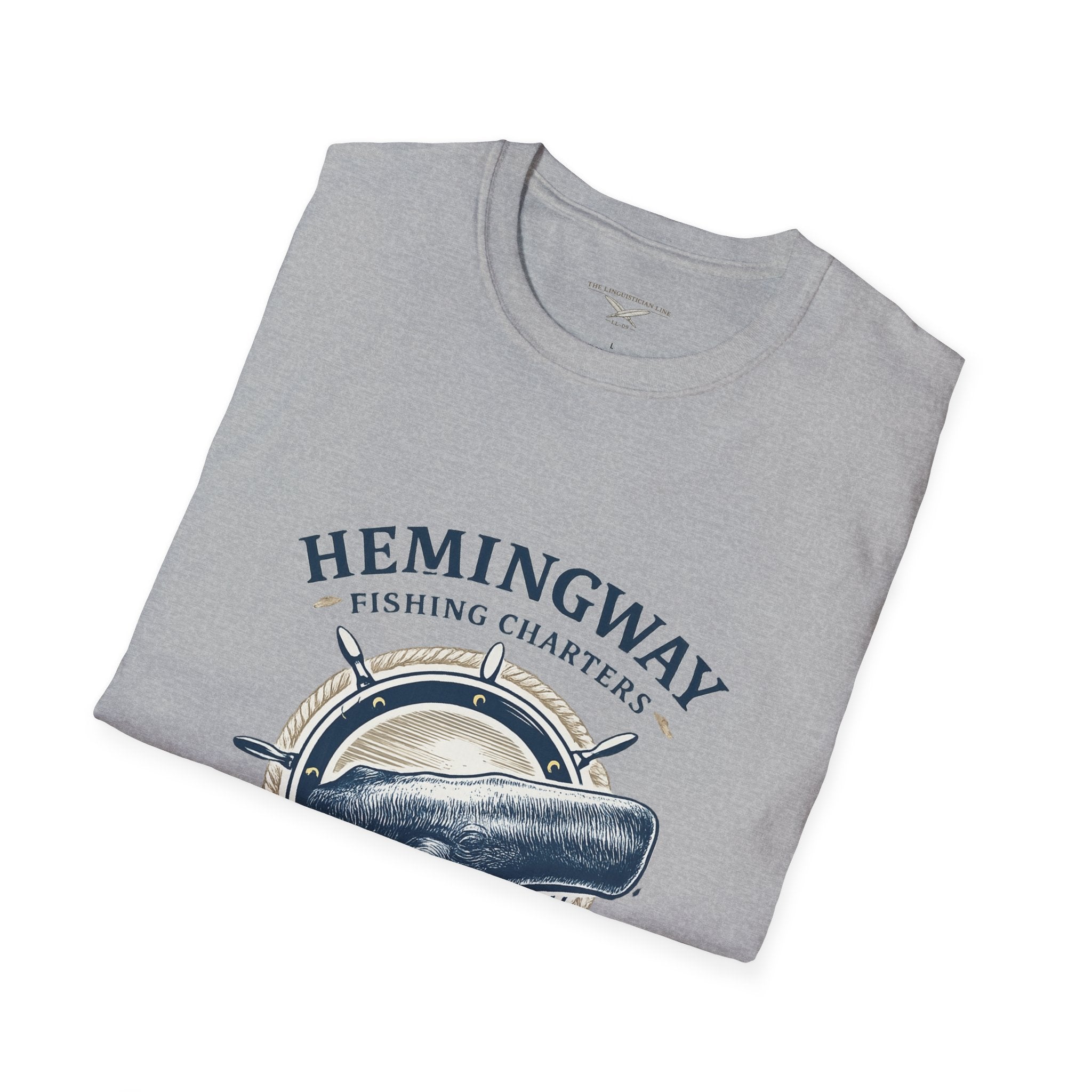 Hemingway Fishing Charters Tee – Vintage Literary Humor Tee