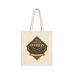 Glue Gun Duchess Tote Bag — "It's Still Hot!" Cotton Canvas Crafting Tote