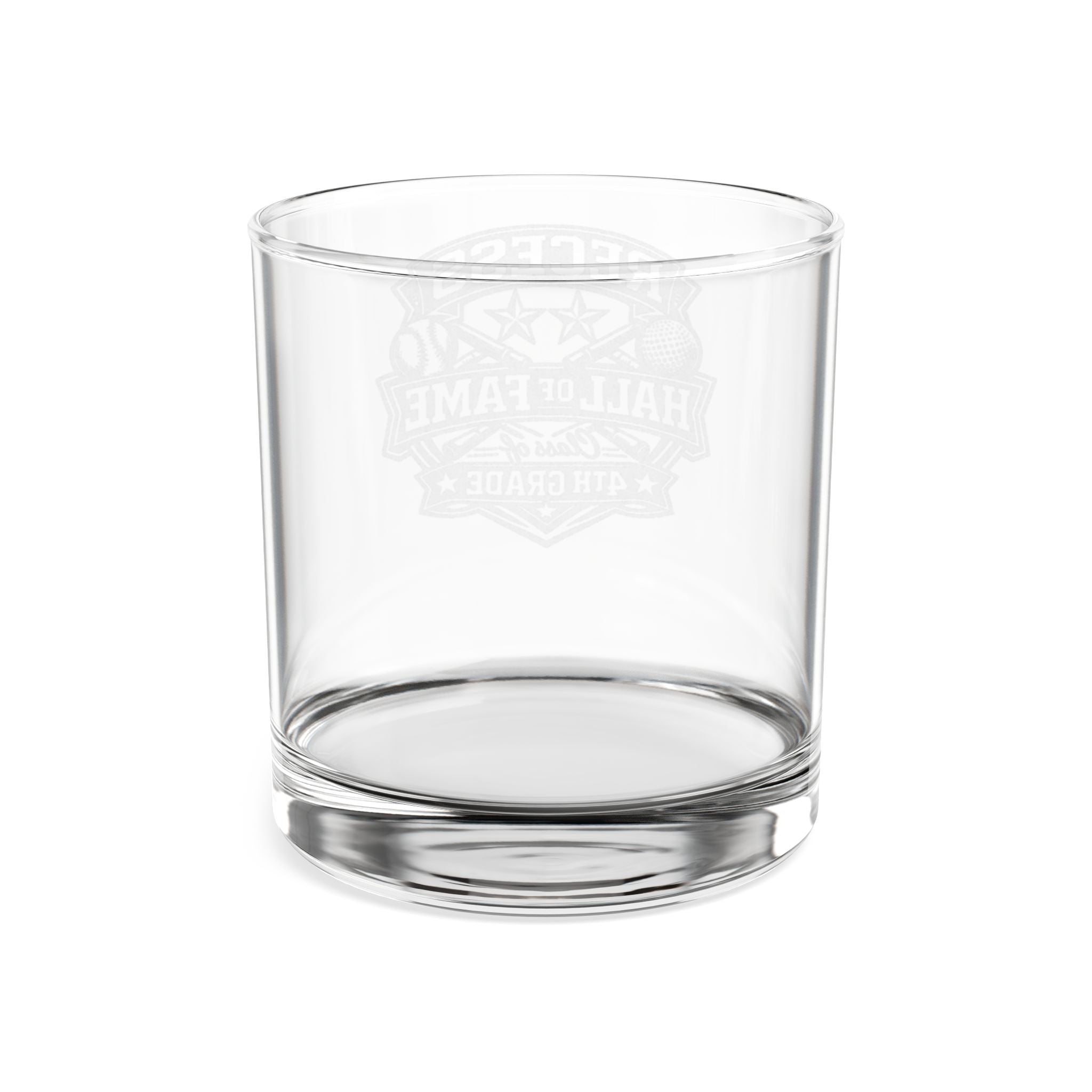 Recess Hall of Fame Engraved Whiskey Glass — 10.5 oz
