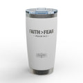 Foundation Series — “Faith Over Fear” Engraved Tumbler (20 oz)