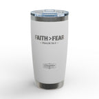 Foundation Series — “Faith Over Fear” Engraved Tumbler (20 oz)