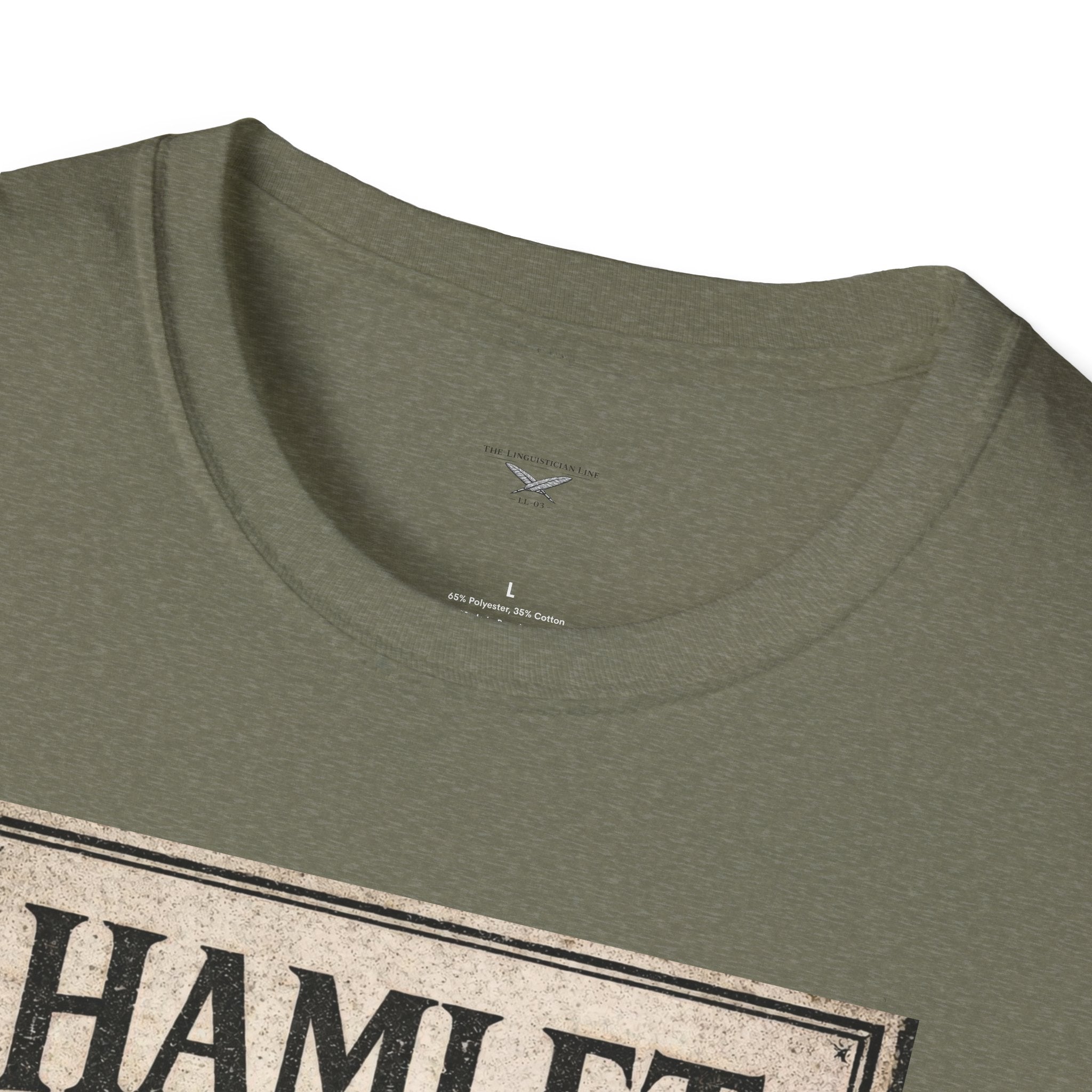 Hamlet Skull & Sexton Services T-Shirt — Vintage Literary Humor Tee