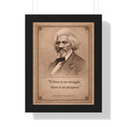 Douglass -- Framed Vintage Literary Print -- The Author's Gallery