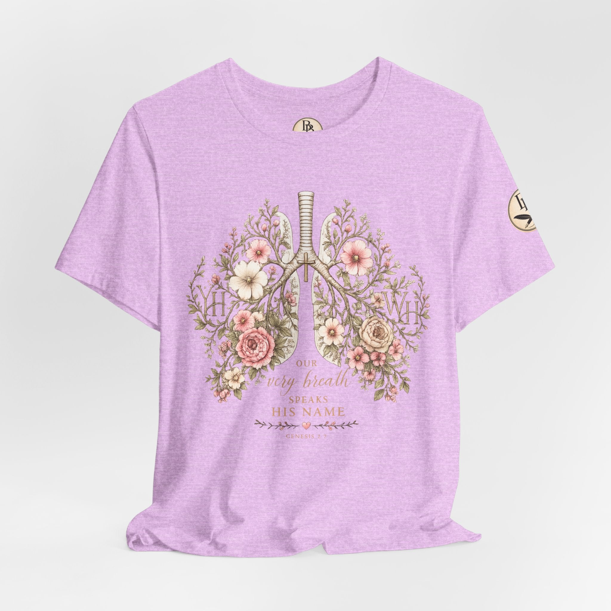 Every Breath Speaks His Name -- Genesis 2:7 (Botanical Lung Design)